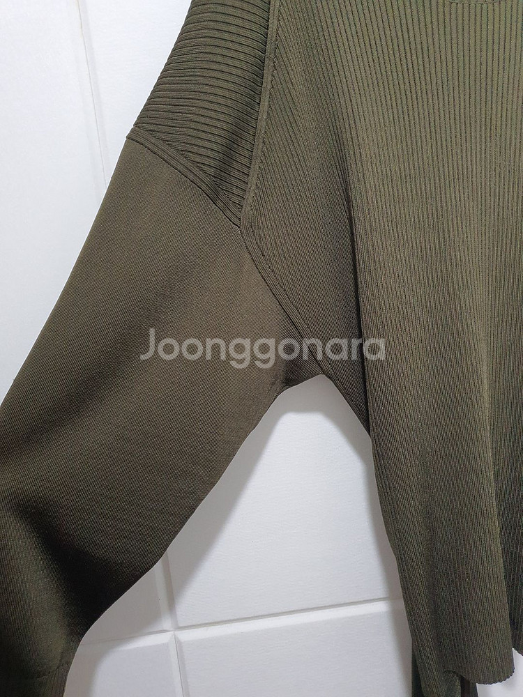 코스 cos 오픈백 리브 니트 탑 사이즈 EUR L--7