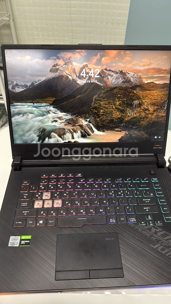 Asus 게이밍 노트북 G512LI 1650Ti--5