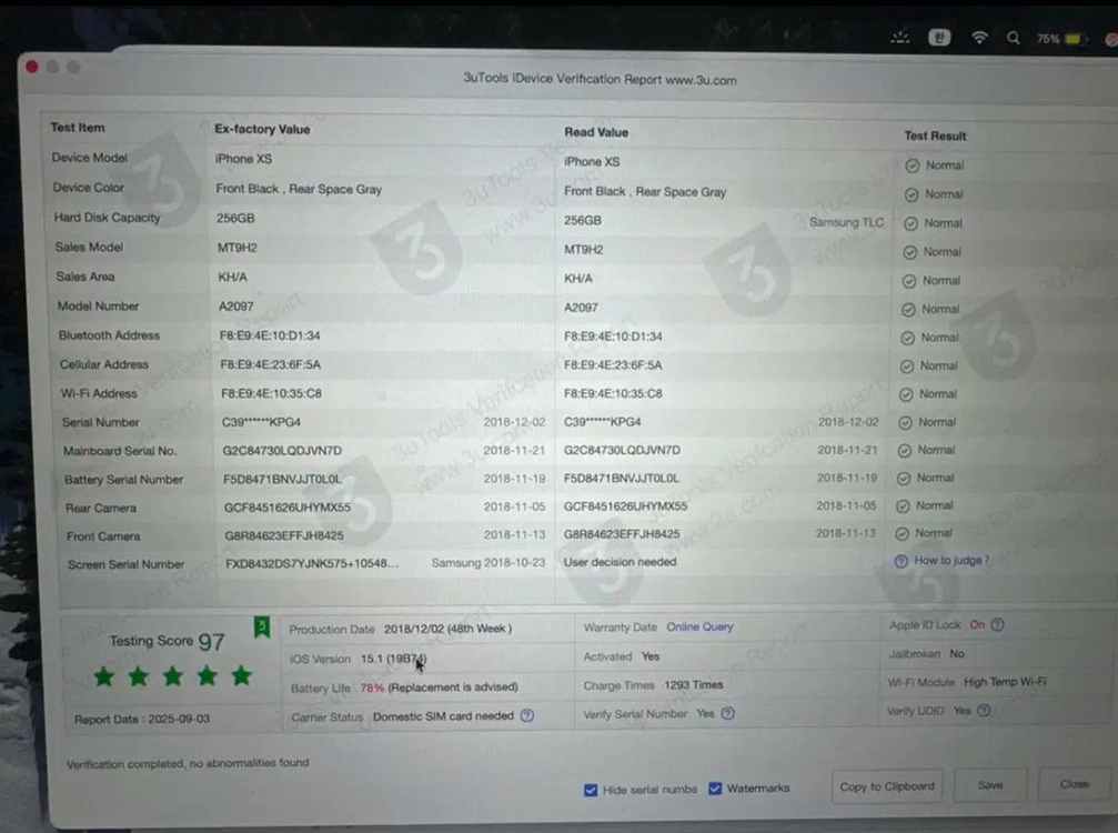 아이폰 xs 256기가 ios15.1 급처! 이미지