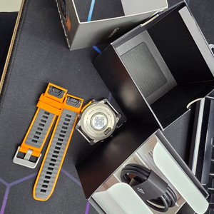 가민 피닉스8 아몰레드 오렌지 47mm (급매가격할인)