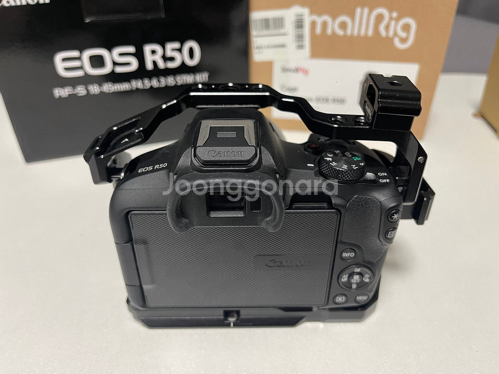 캐논 eos r50 16-45 렌즈킷 / 케이지+필터--8
