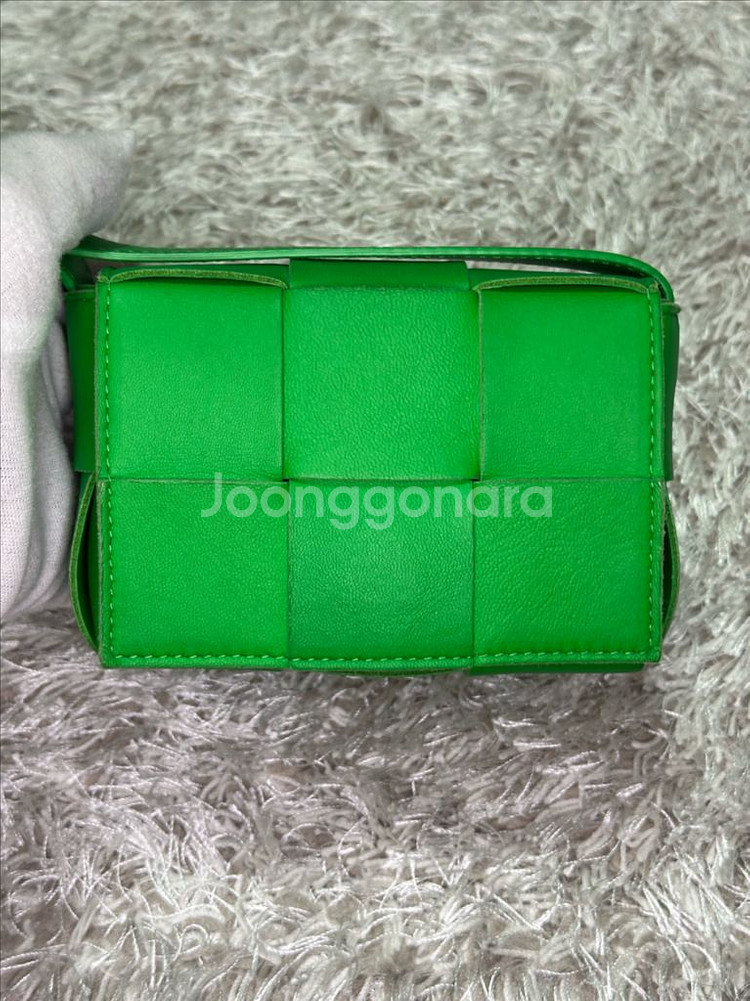 [OS] 정품 보테가베네타 카세트백 미니 그린--2