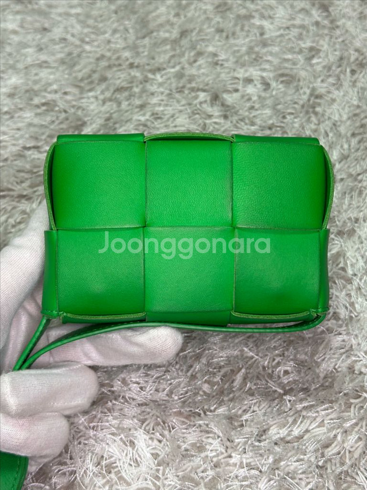 [OS] 정품 보테가베네타 카세트백 미니 그린--4
