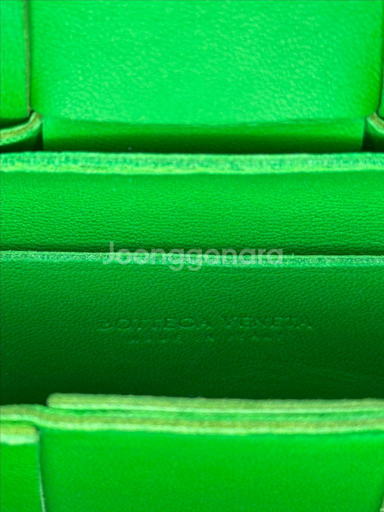 [OS] 정품 보테가베네타 카세트백 미니 그린--9