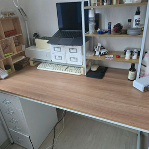 책상 + 이케아 서랍