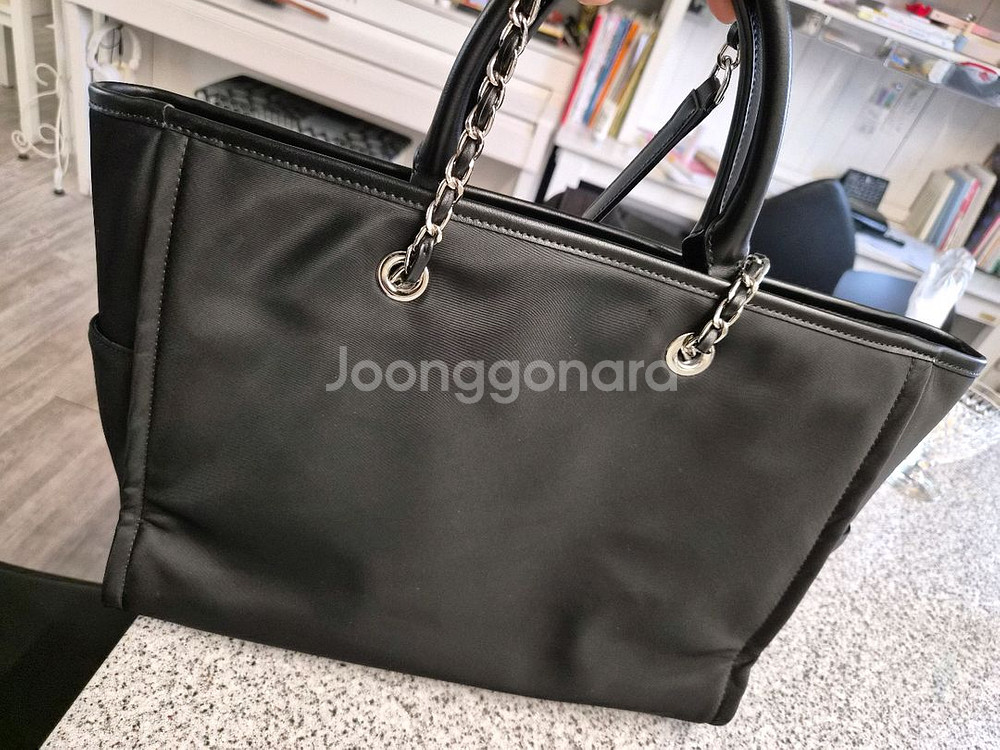 중고) 질스튜어트 토트백 숄더백 라지 택포--1