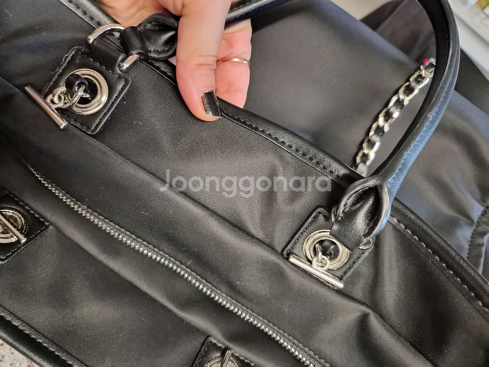 중고) 질스튜어트 토트백 숄더백 라지 택포--7
