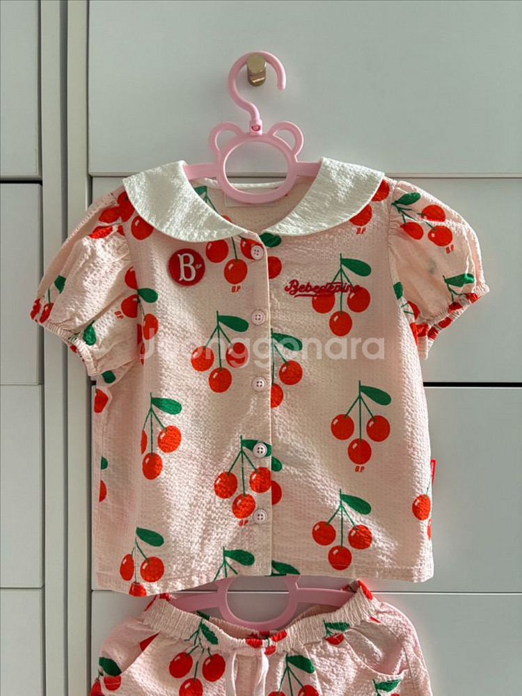 베베드피노 올오버체리 상하의 세트 100 사이즈--2