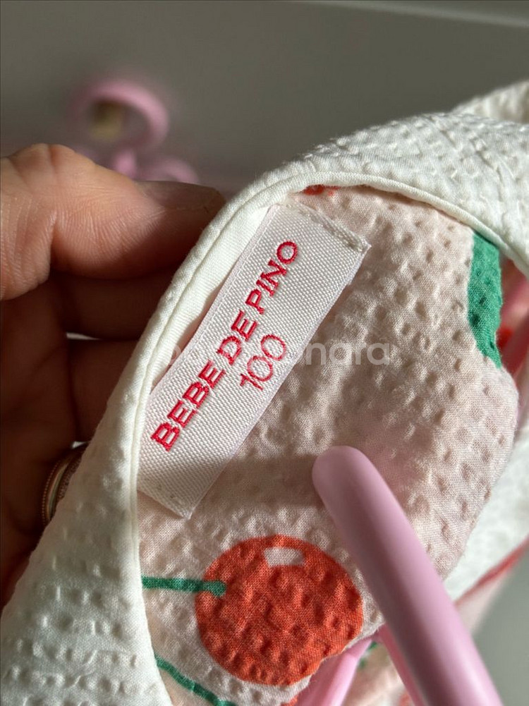 베베드피노 올오버체리 상하의 세트 100 사이즈--5