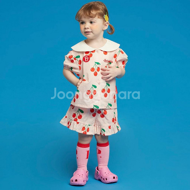 베베드피노 올오버체리 상하의 세트 100 사이즈--0