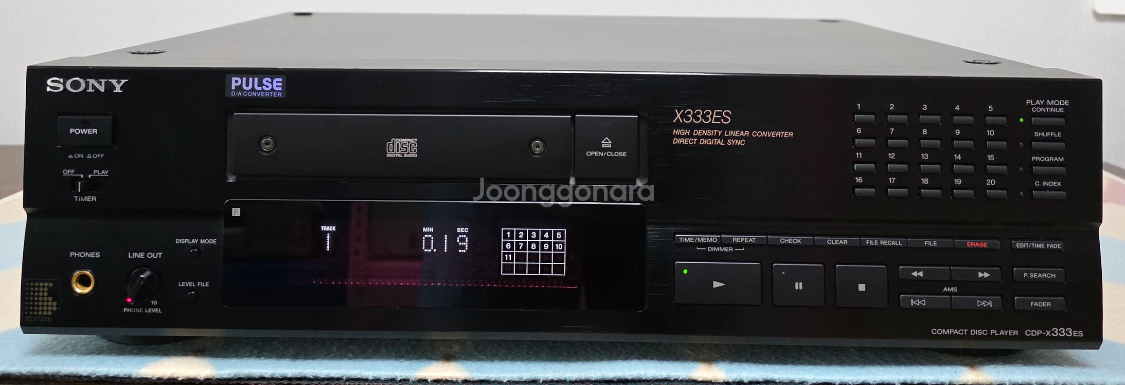 소니 CD 플래이어 CDP-x333ES--0