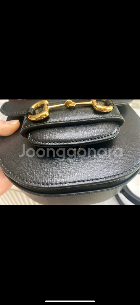 구찌 홀스빗 1955 탑 핸들백--3