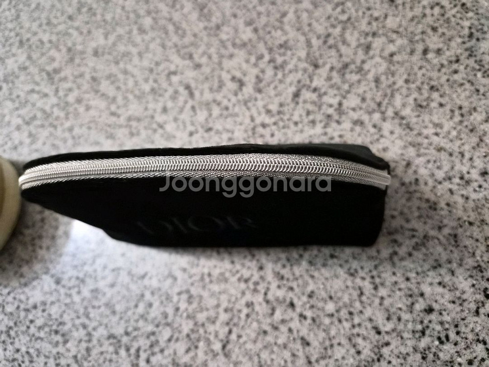 미사용 디올 블랙 벨벳 화장품 파우치 택포--2
