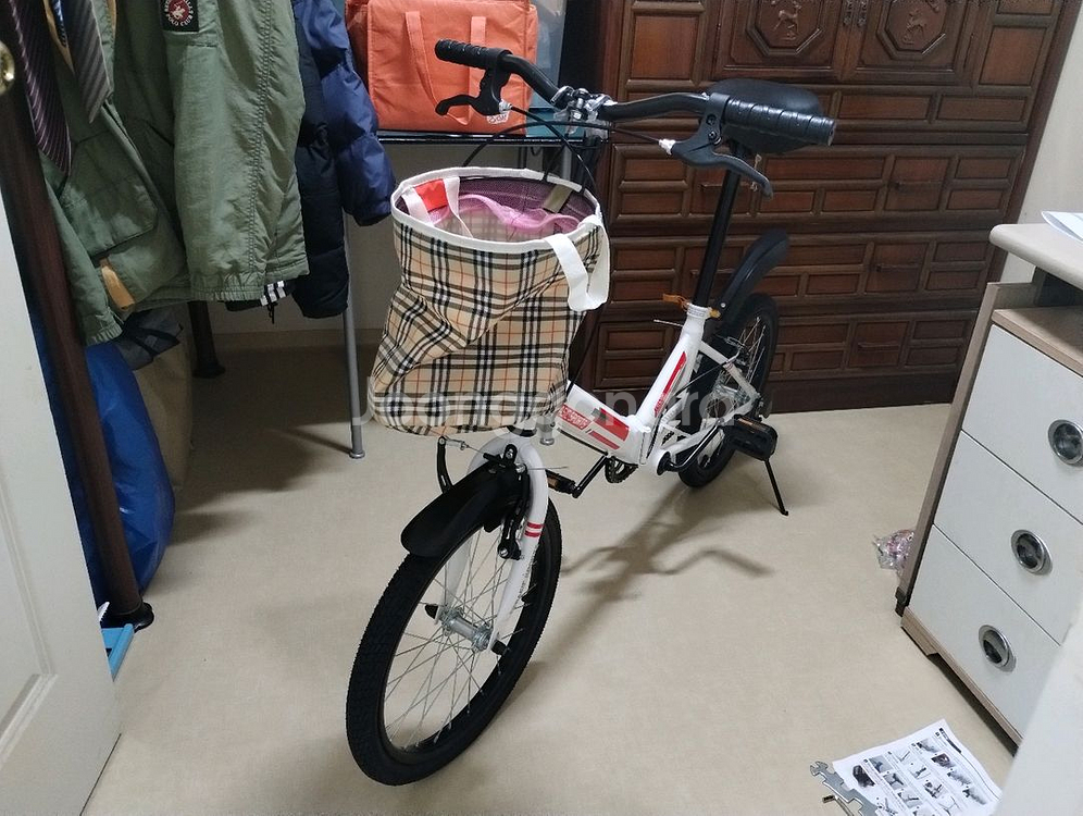 미니 벨로 자전거(안전모,펌프,가방 포함)--6