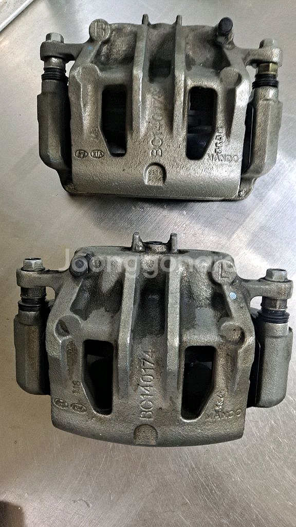 싼타페 dm 순정 캘리퍼 디스크로터 브레이크 세트--4