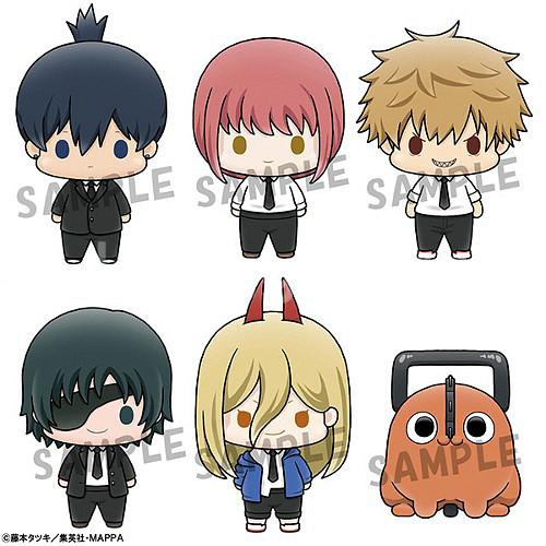 체인소맨 쵸코린 초코린 초코링 6종 풀세트 일괄--2