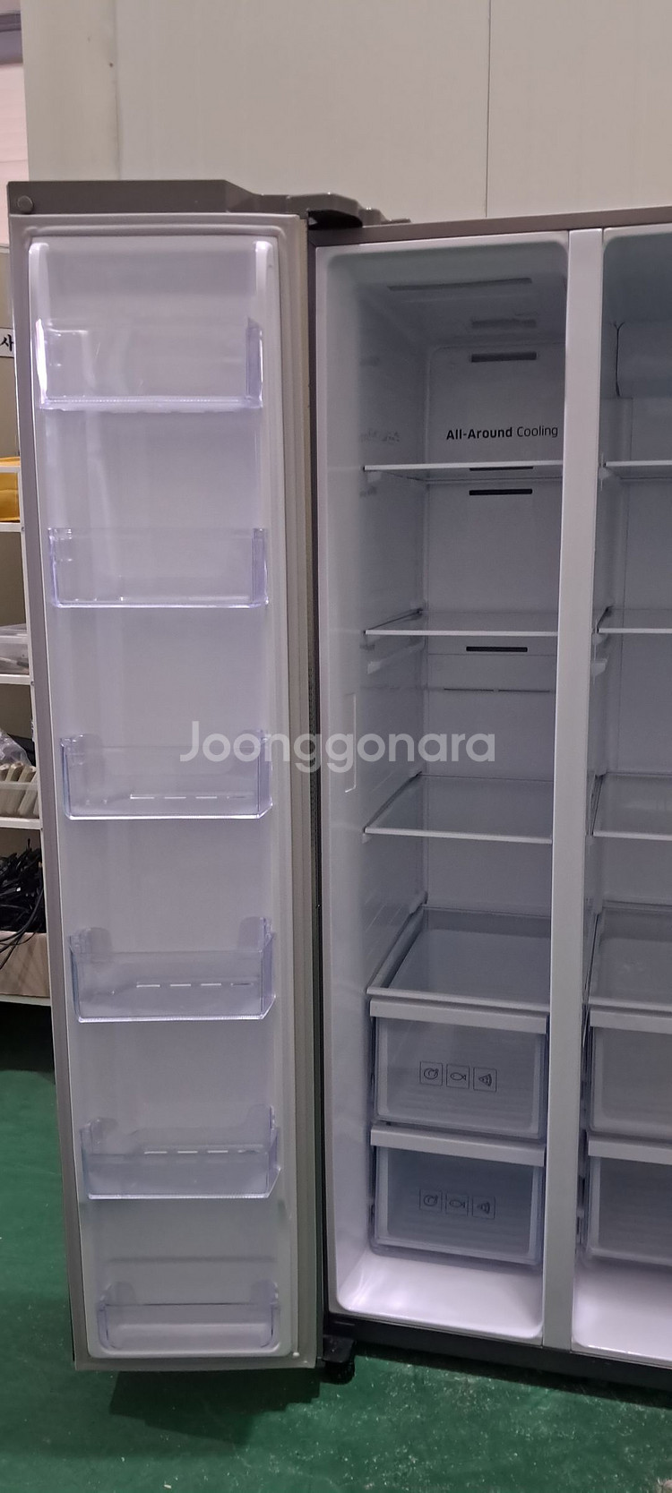 1582 삼성 815L 2도어양문형냉장고(메탈)--5