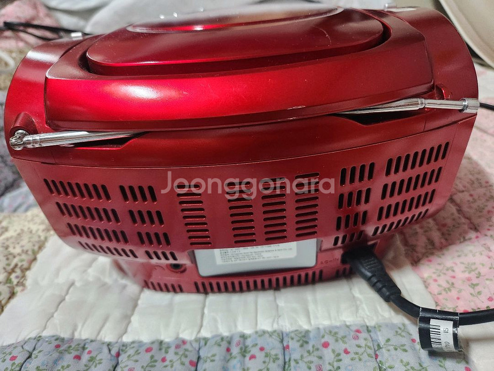 아남전자 A-73 포터블 라디오 시디 카세트 플레이어--3
