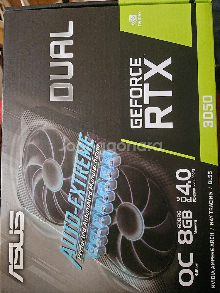 ASUS DUAL RTX 3050 V2 O8G그래픽카드--0