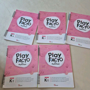 플레이팩토 K단계 교재 새책 5권