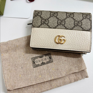 구찌 GG 마몬트 수프림 캔버스 반지갑 풀박스