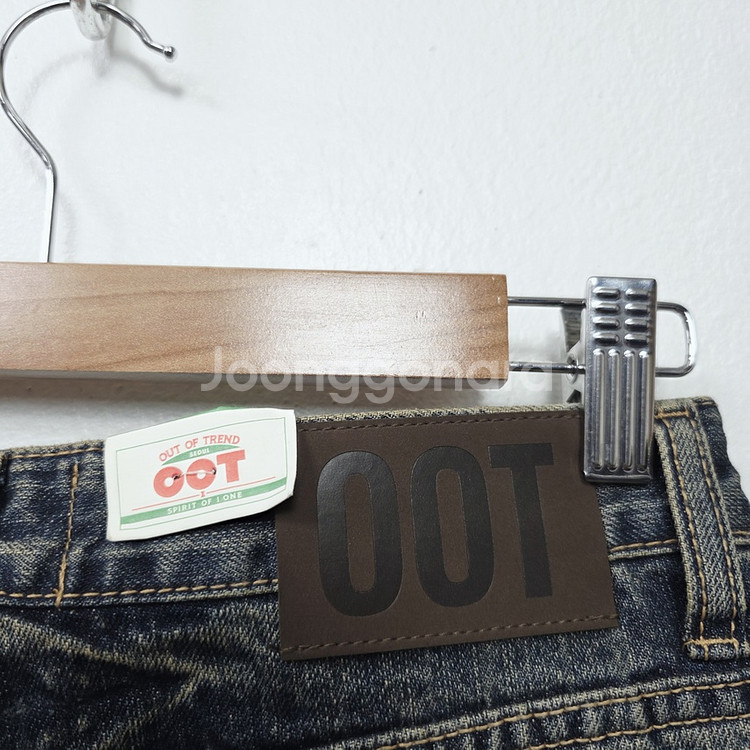 [(새상품) OOT] 여성 와이드 워싱 데님팬츠 S--3