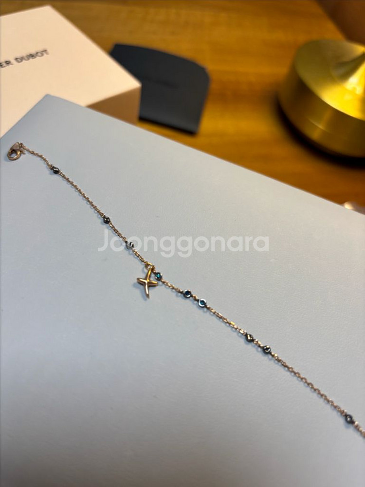 디디에두보 14k 몽파리 블루다이아몬드 팔찌--3