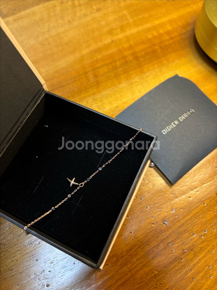 디디에두보 14k 몽파리 블루다이아몬드 팔찌--1