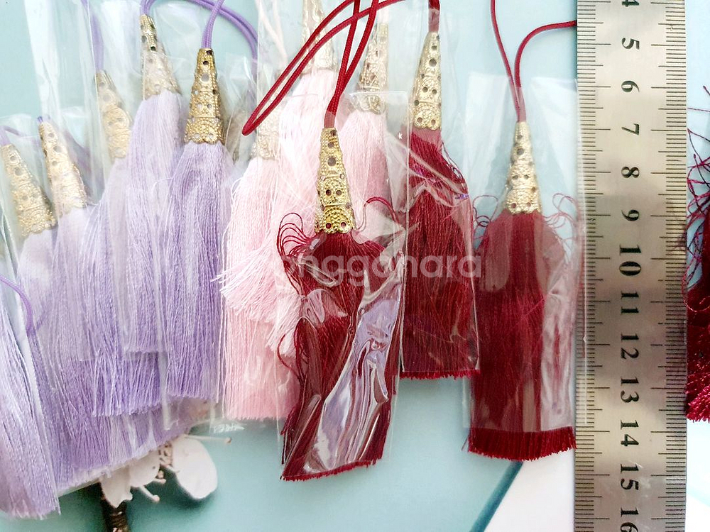 미니 태슬 노리개 16개--1