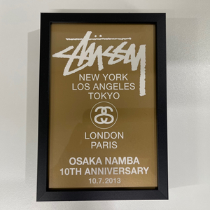 스투시 오사카 남바 챕터 한정판 아트 포토 2013 S