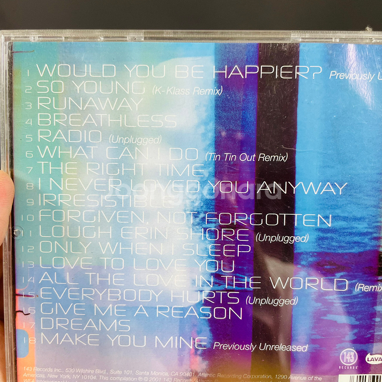 [중고음반/CD] 코어스 The Corrs 베스트앨범--2