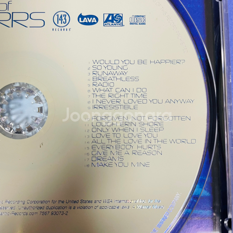 [중고음반/CD] 코어스 The Corrs 베스트앨범--5