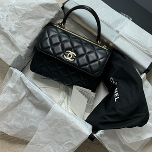 샤넬 트렌디cc 스몰 블랙 팝니다