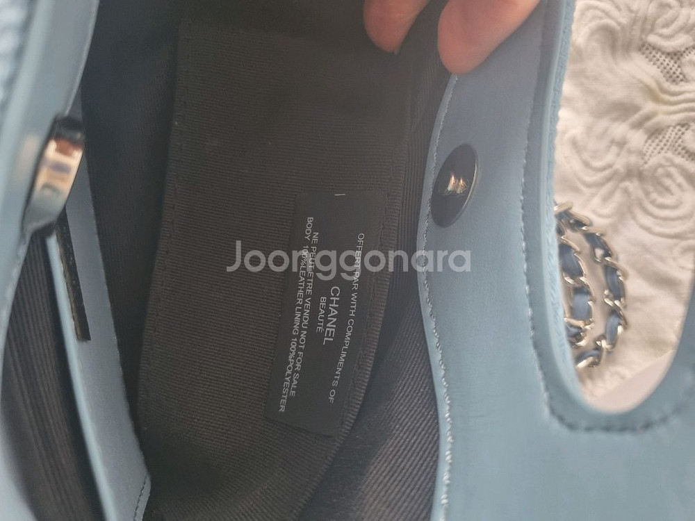 샤넬 gift 데님핸들미니--3