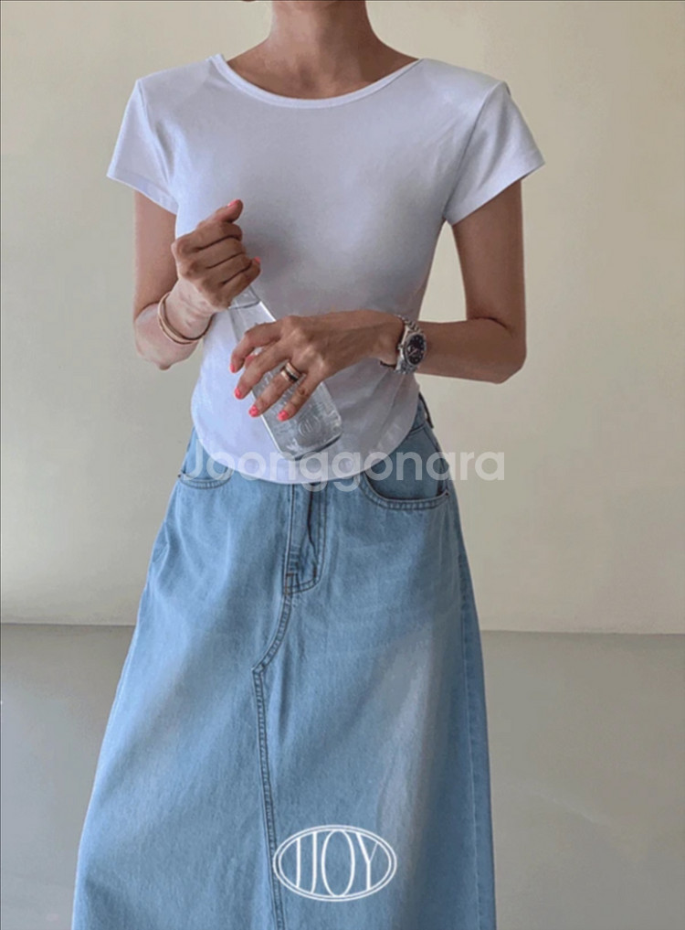 새) 쪼이쇼룸 투웨이 크롭 패드티+S패드 크롭티 반팔--1