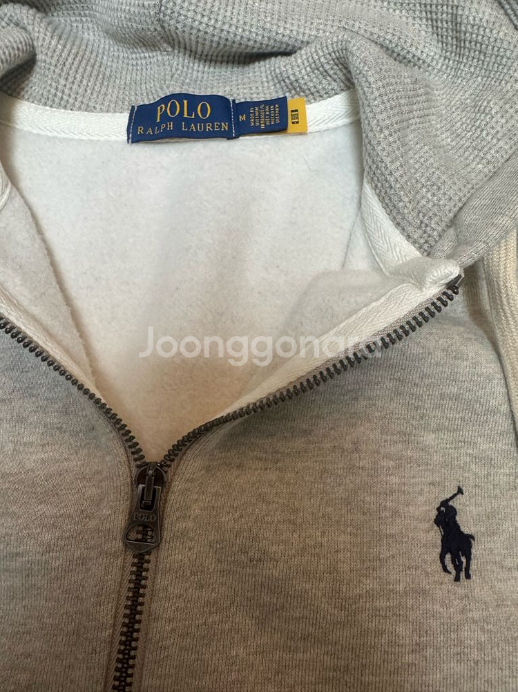 폴로 랄프로렌 기모 후드 집업 M--1