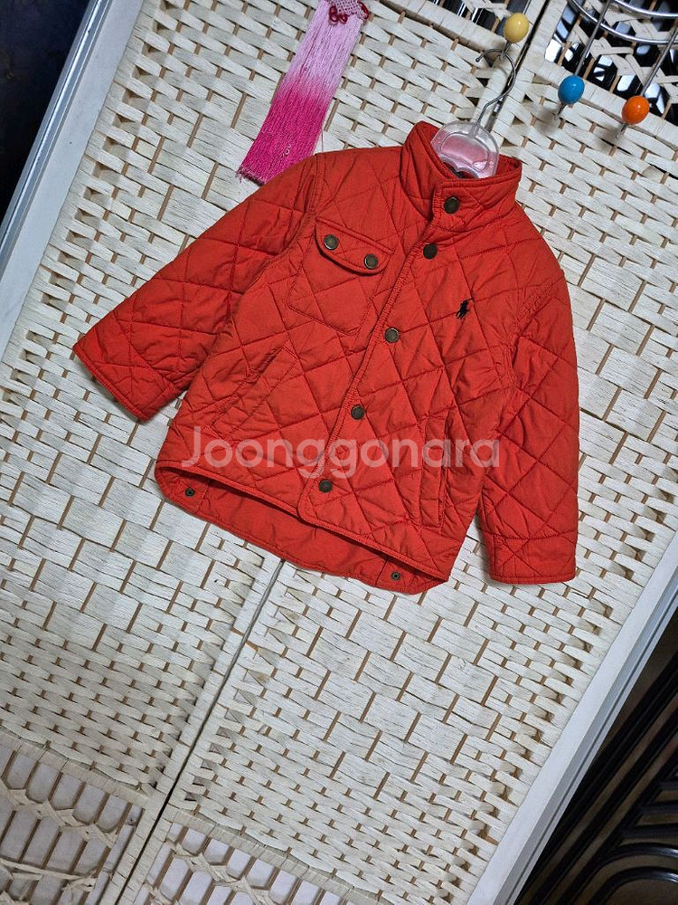 폴로정품유아퀼팅패딩점퍼3호3세정도--0