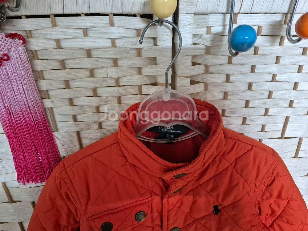 폴로정품유아퀼팅패딩점퍼3호3세정도--1