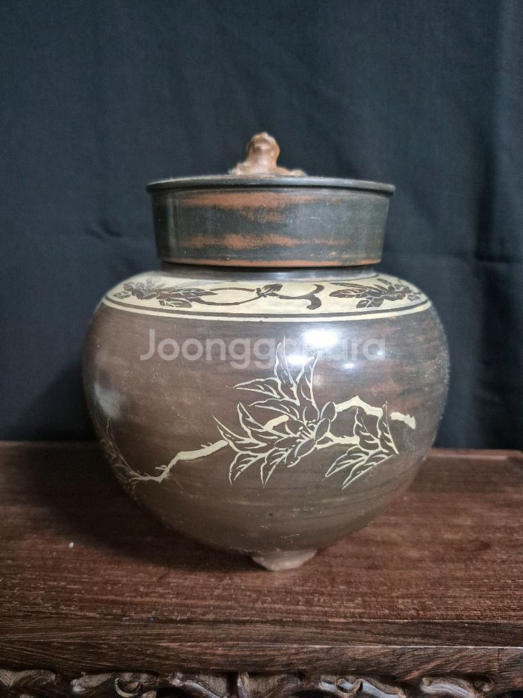 자사 차호 차단지 차통 항아리--0