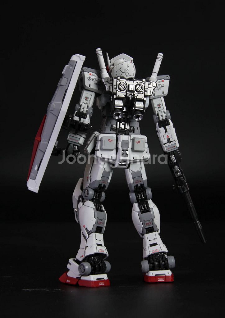 반다이 rg 퍼스트2.0 롤아웃 컬러 사제도색--2