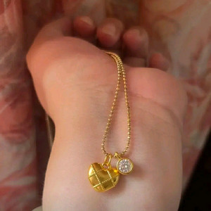 18k큰큐빅팬던트=새상품있어요