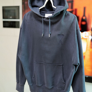 아미(AMI) 하트로고 자수 후드티L~XL
