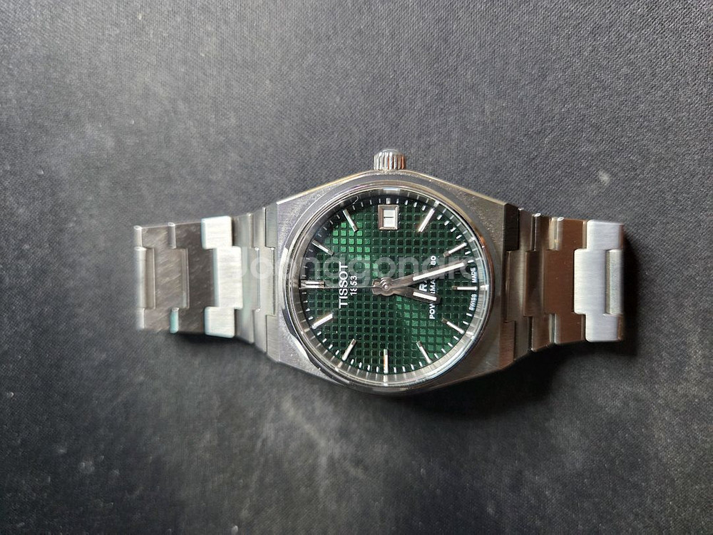 티쏘 PRX 파워매틱 35mm 그린 팝니다.--0