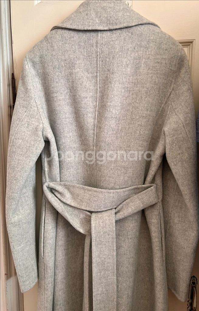 핸드메이드 연그레이 여성 코트--1