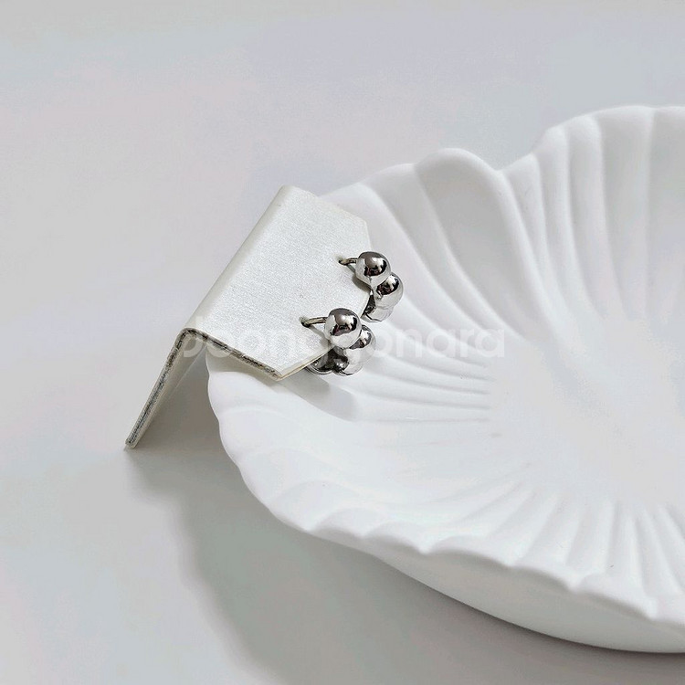 14k 화이트골드 피어싱--1