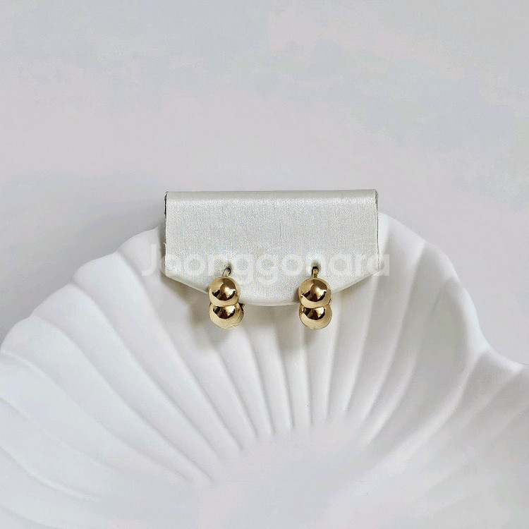 14k 골드 링 피어싱--2