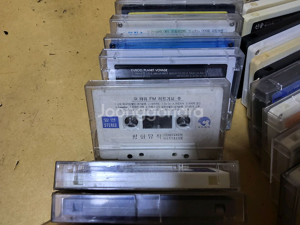 추억의 카세트 테이프 110개 일괄판매 (오디오 앰프--1