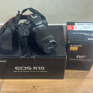 Canon eos r10 18-150kit + 24mm