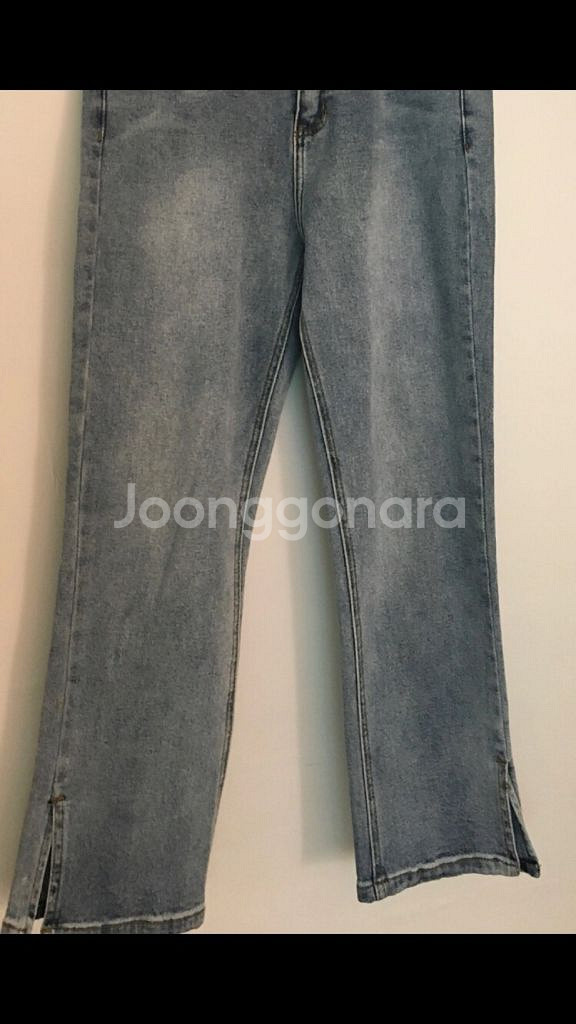 새상품 청바지 뮤트색 M--0