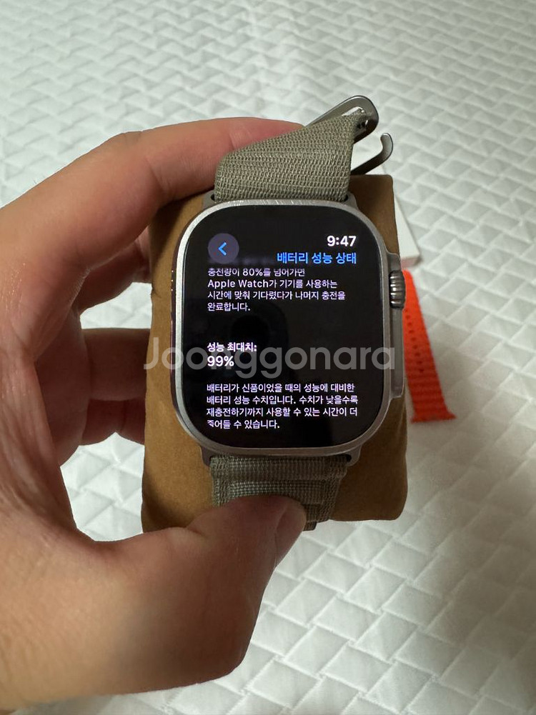 애플워치 울트라2 오션밴드 알파인루프--1